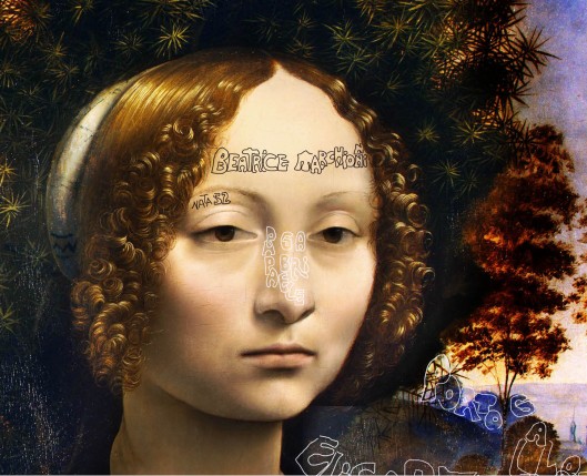 Leonardo da Vinci: ‘Ginevra de’ Benci’ (1470): Leonardo identifies her as Beatrice Marchionni, born 1452 , and the setting as Portugal